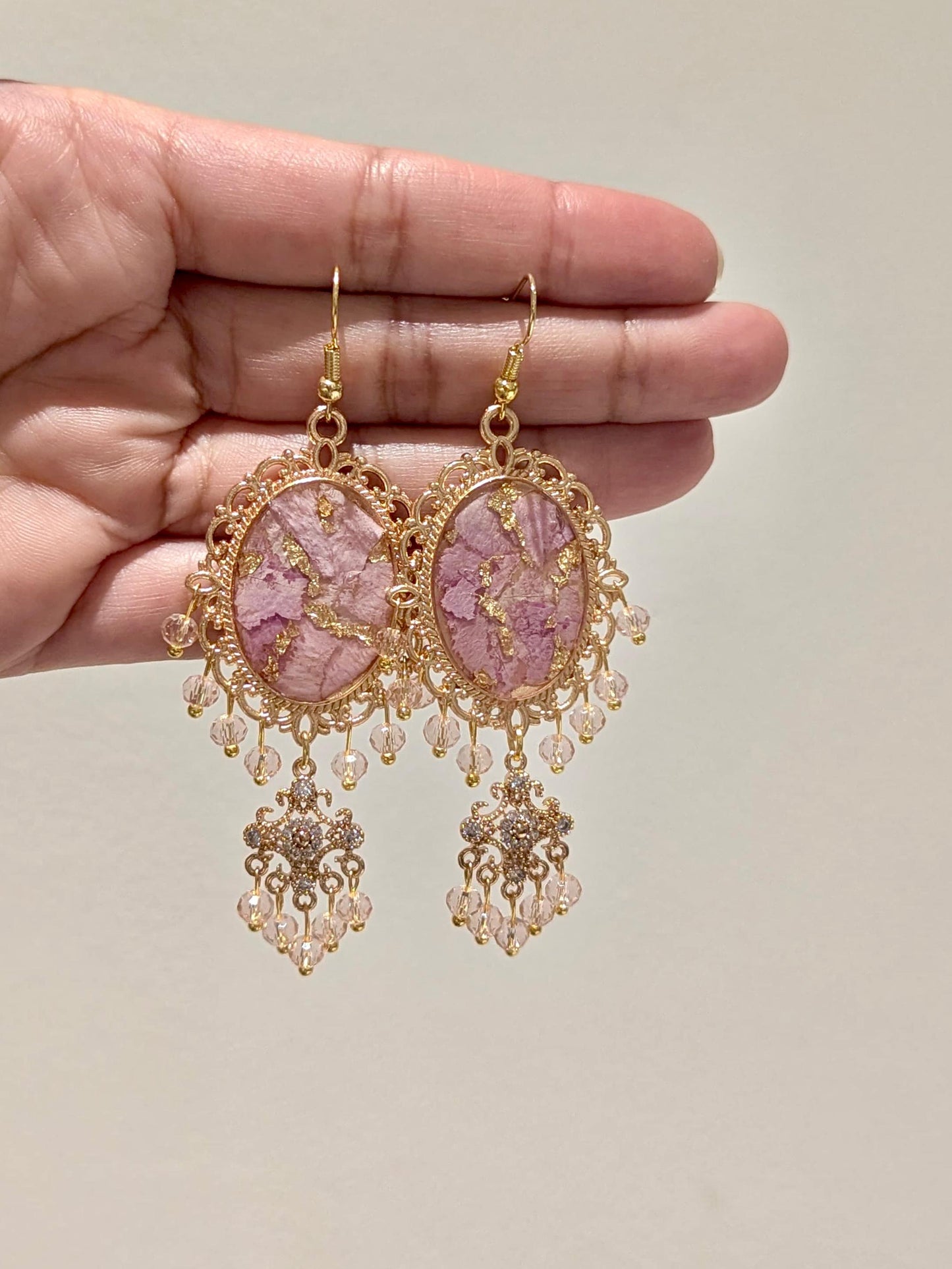 Custom Flower Dainty Earrings