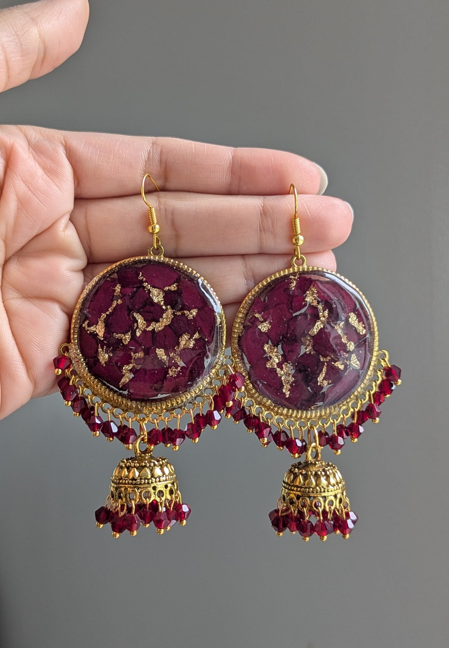 Dreamy Custom Flower Jhumkay