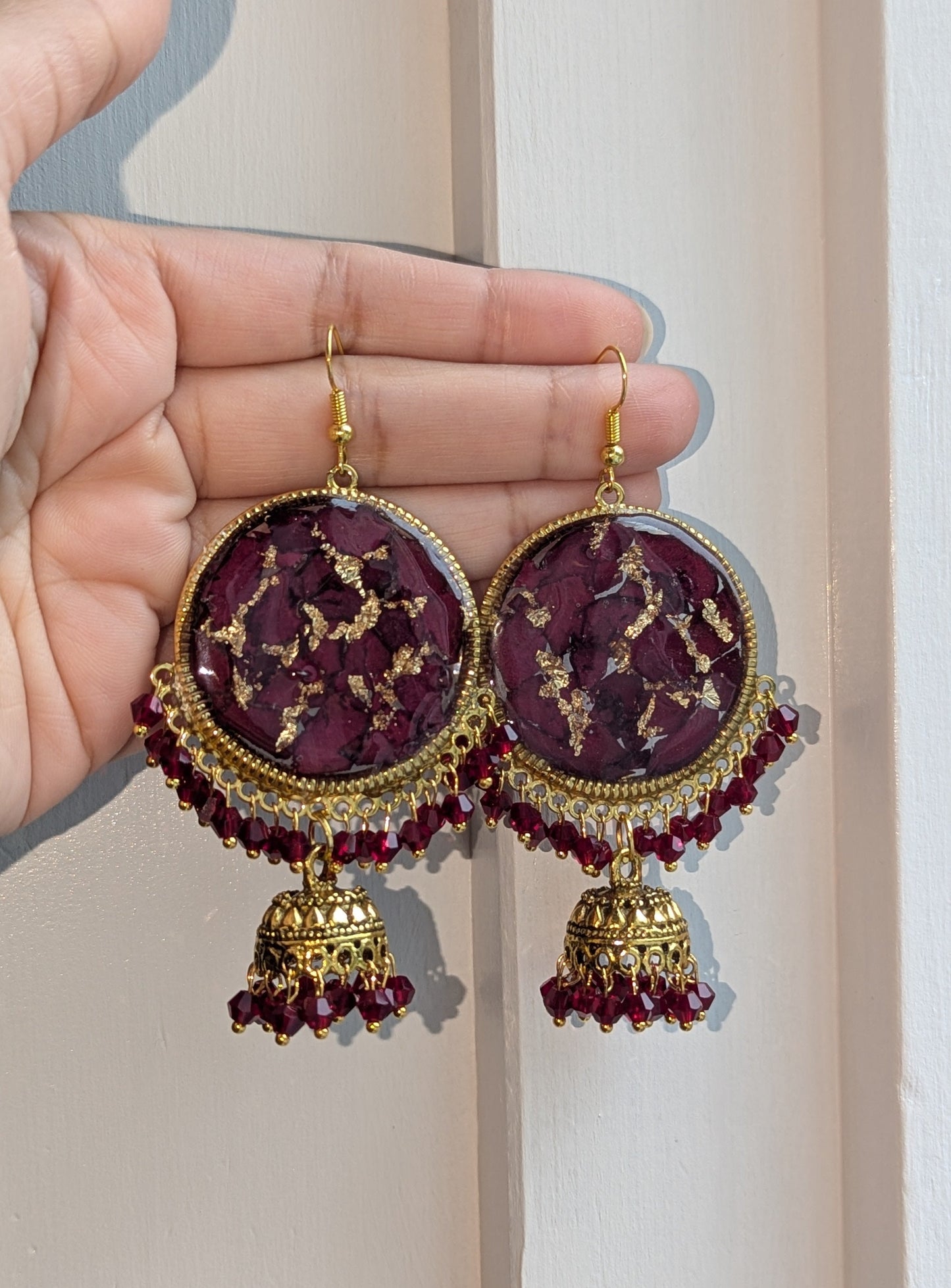 Dreamy Custom Flower Jhumkay